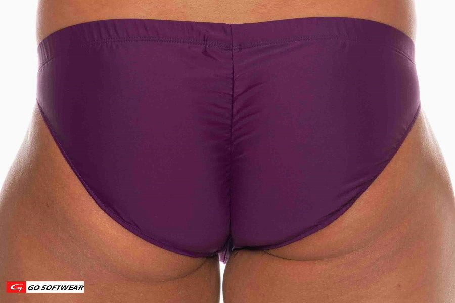 Go Softwear 4506 Men's La Palma 'Buns' Bikini Swim - Plum