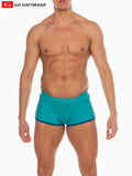 Go Softwear 4541 Men's Seychelles Sq-Cut Swim - Teal