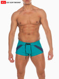 Go Softwear 4547 Men's Zanzibar Square-Cut Swim - Teal