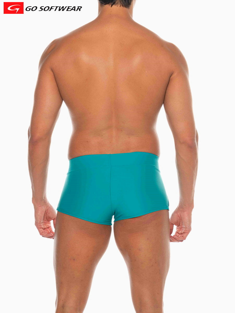 Go Softwear 4547 Men's Zanzibar Square-Cut Swim - Teal