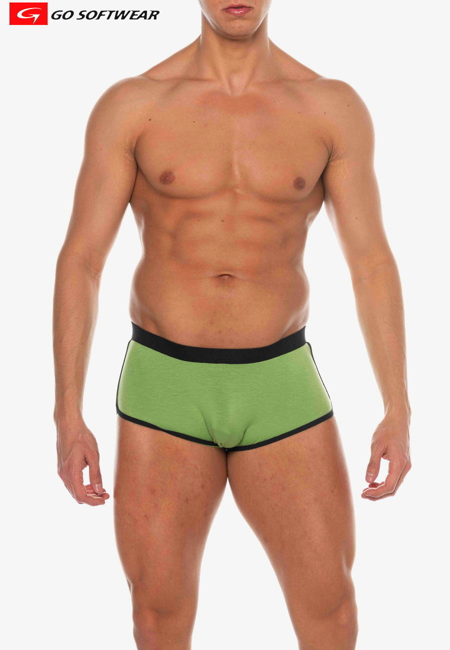 Go Softwear 3623 Men's Commando Mini Sq-Cut - Celery