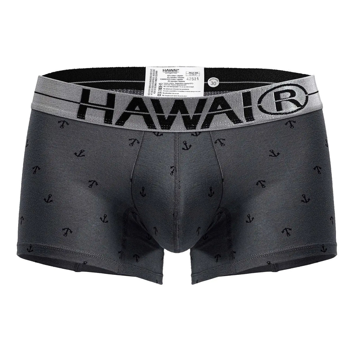 HAWAI Men's Underwear 42521 Cotton blend Trunks Color Gray