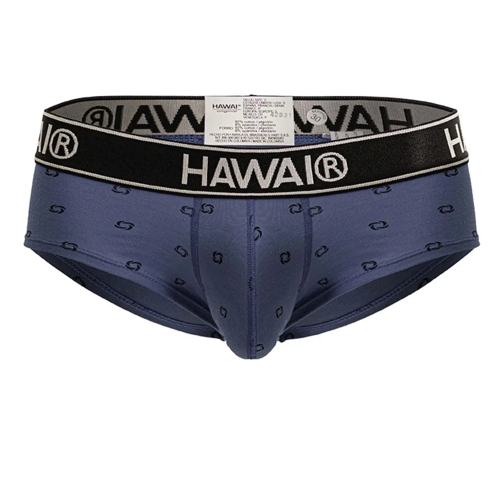 HAWAIR メンズ下着 42531 コットン混紡 ブリーフ カラー ブルークォーツ