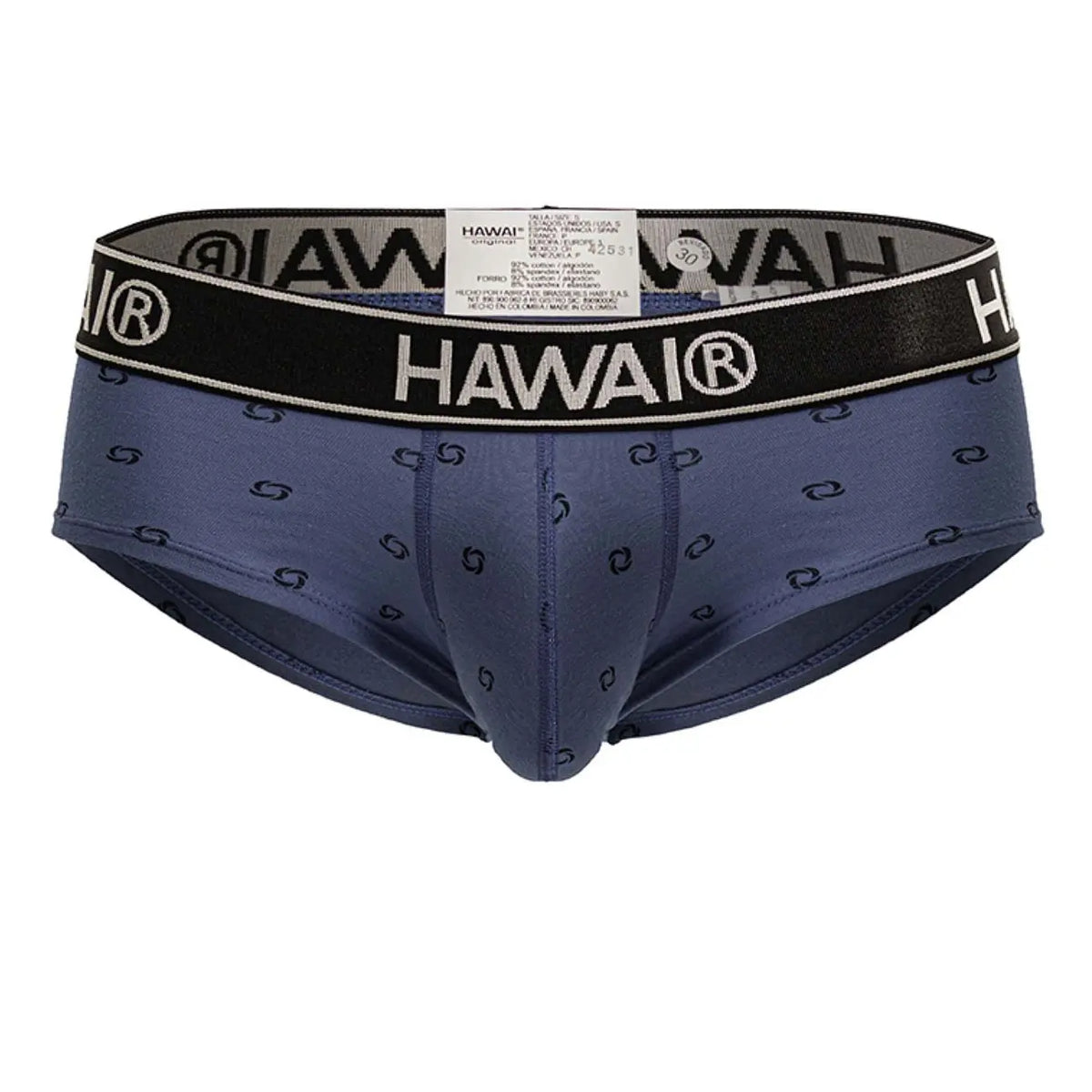 HAWAIR メンズ下着 42531 コットン混紡 ブリーフ カラー ブルークォーツ