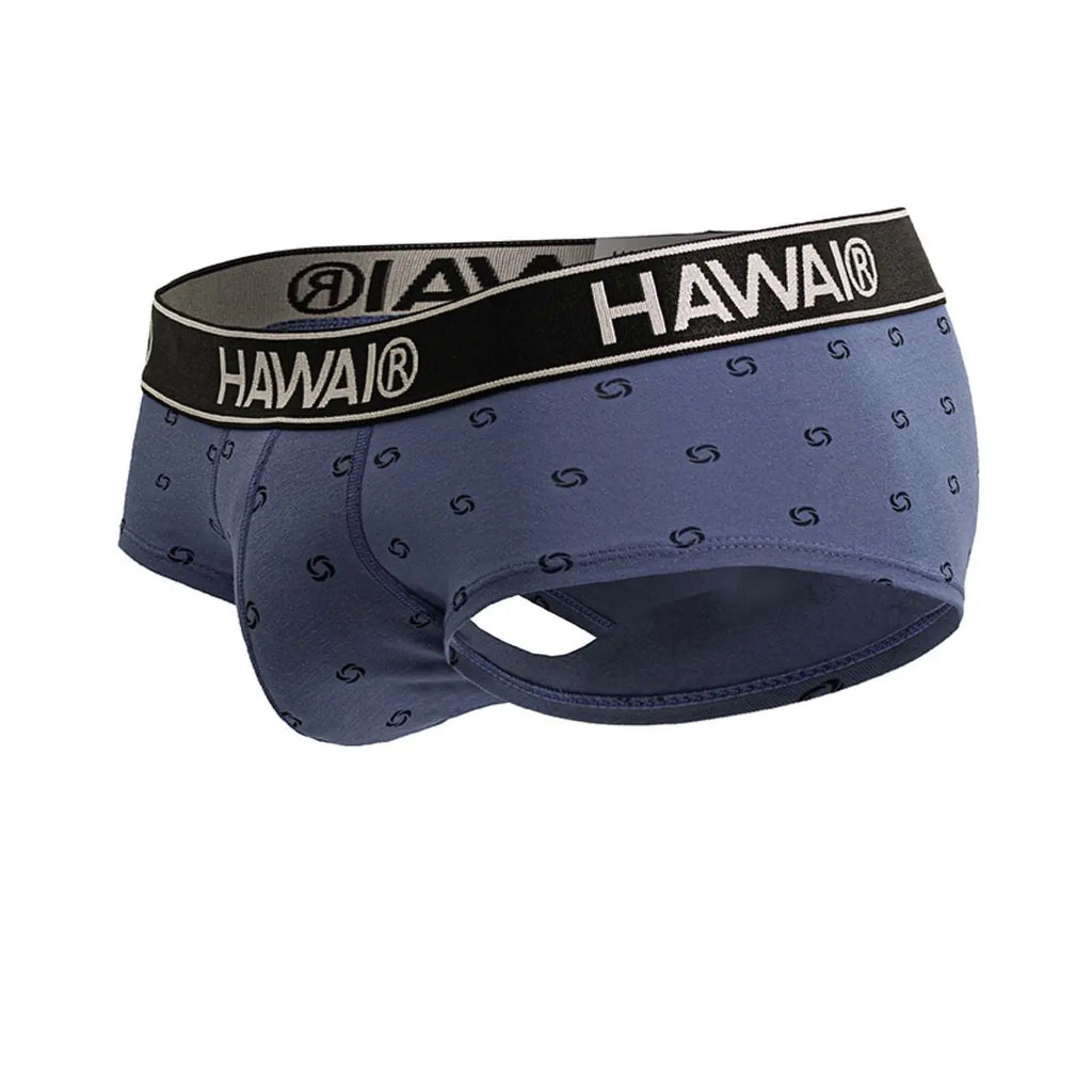 HAWAIR メンズ下着 42531 コットン混紡 ブリーフ カラー ブルークォーツ