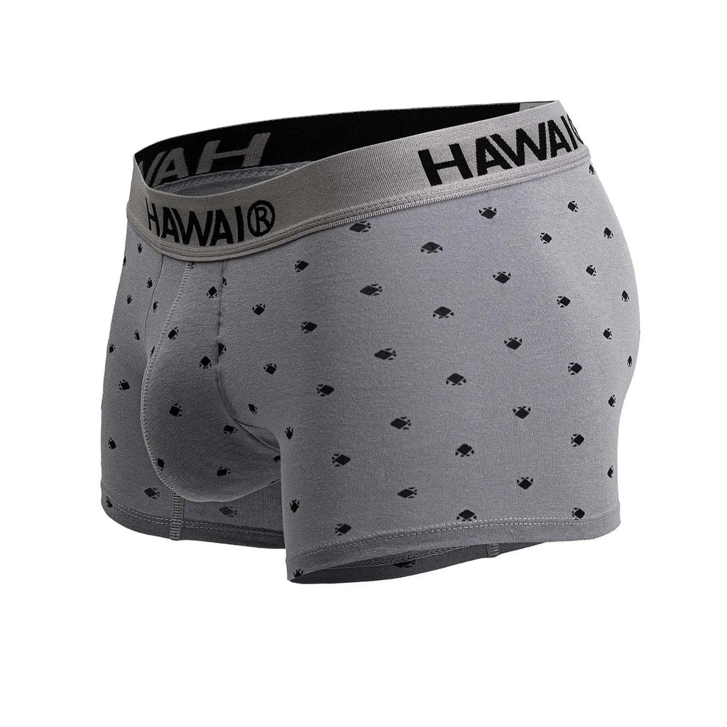 HAWAIR メンズ下着 42571 コットン混紡 トランクス グレー