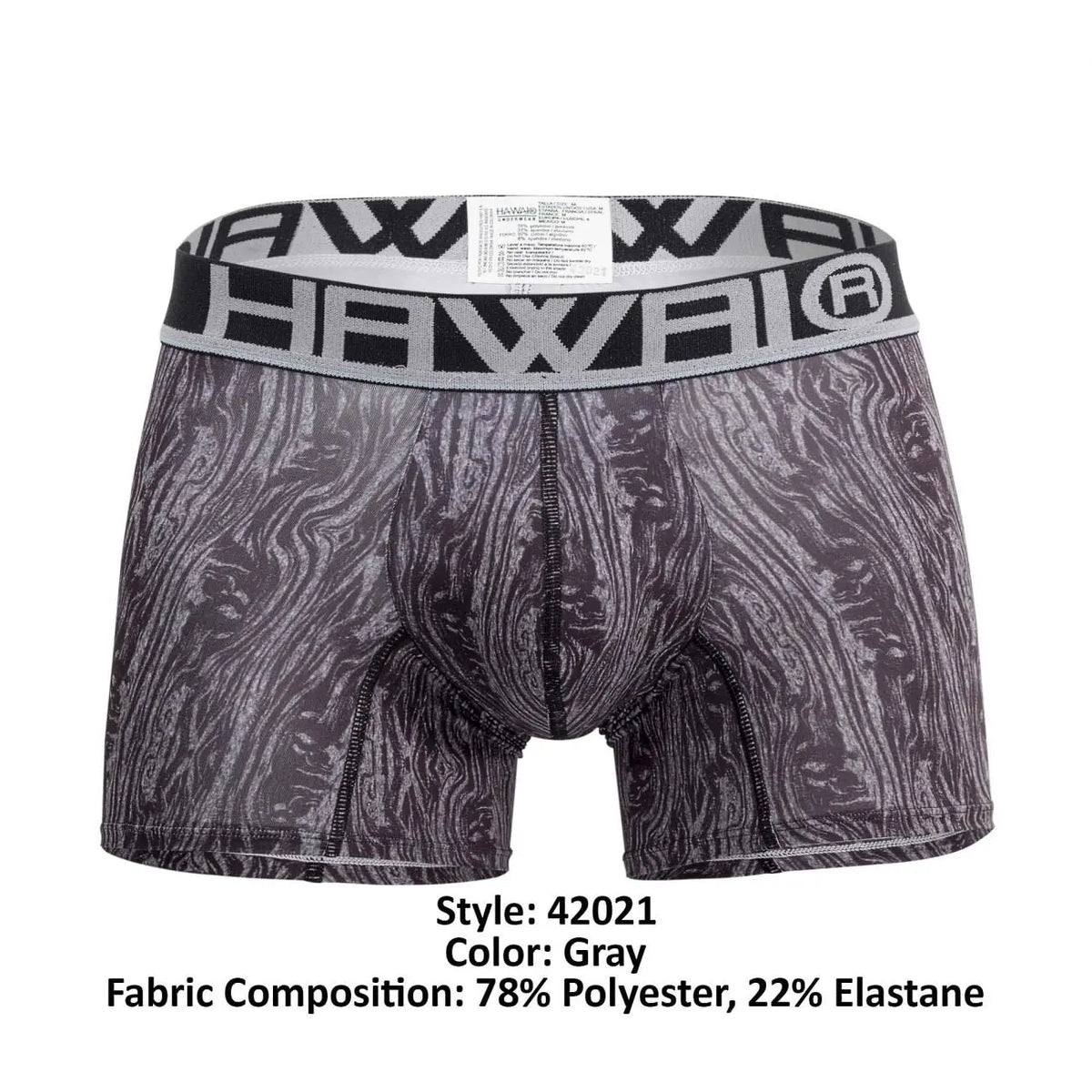 HAWAI Men's Underwear 42021 Trunks Color Gray