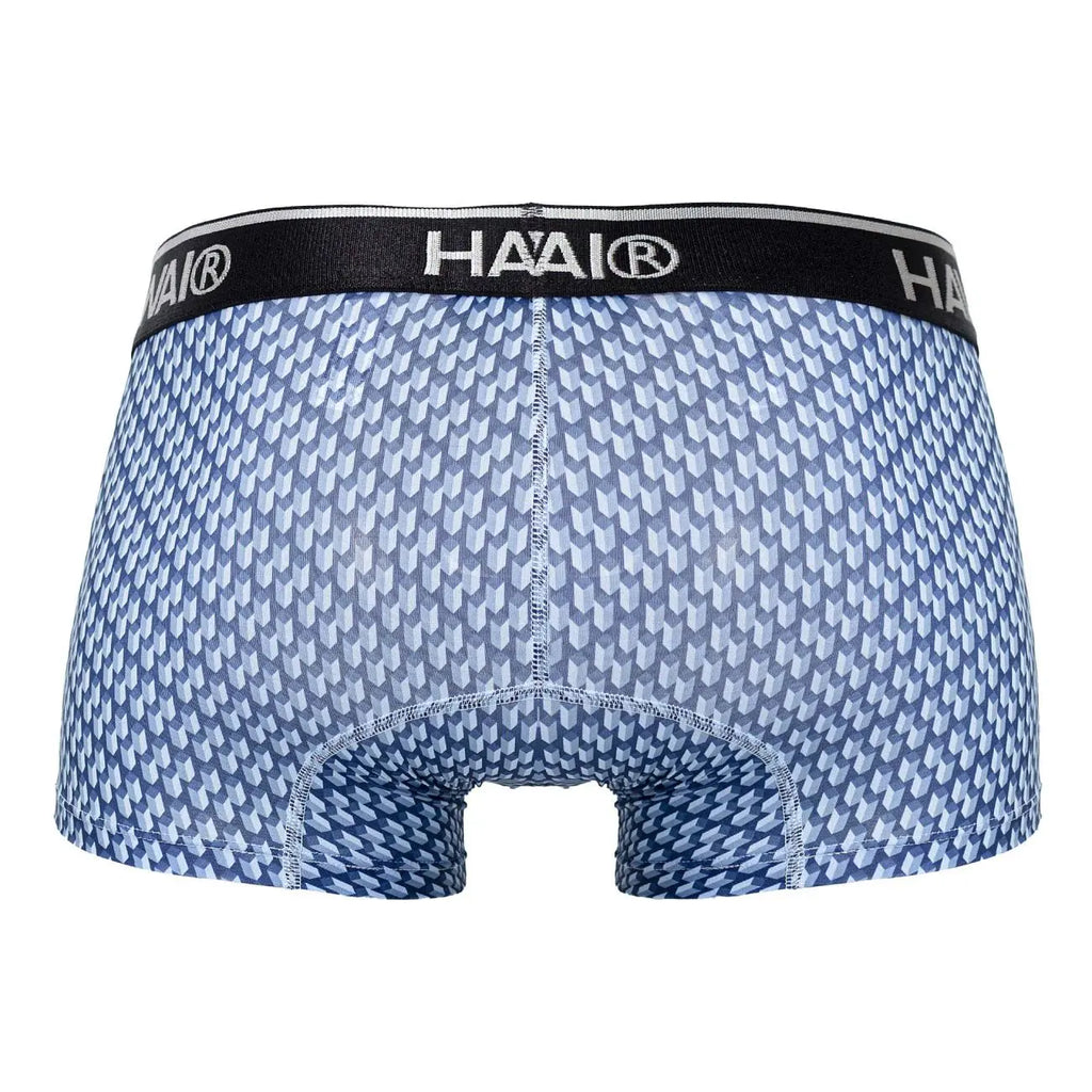 HAWAIR 남성용 속옷 42420 프린트 트렁크 블루 색상