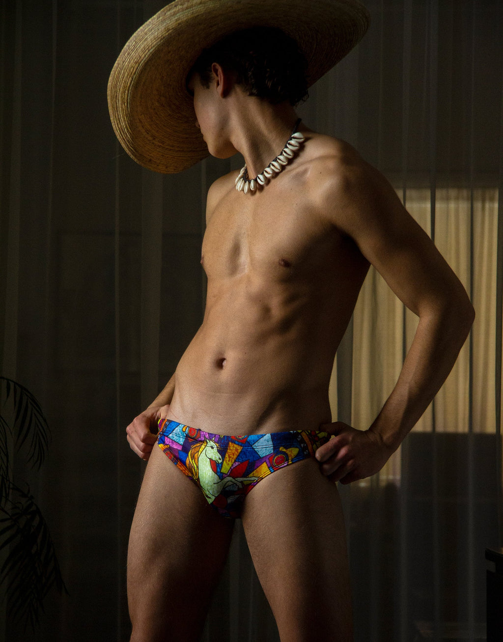 Maris Equi Stained Glass Men's Swim Briefs