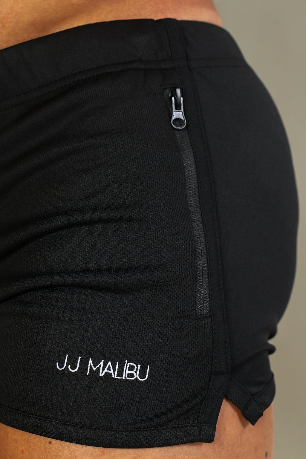 JJ Malibu Men's For-the-Night 2" Gym Short Shorts with Drawstring - Obsidian Black
