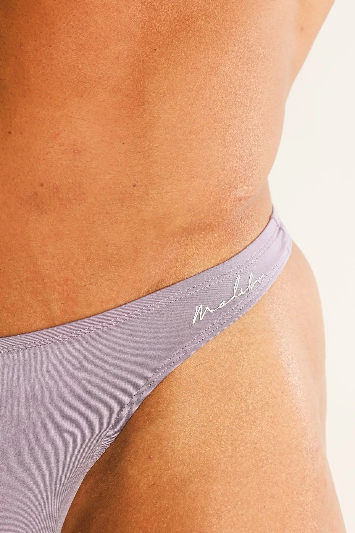 JJ Malibu Men's Premium Modal Scrunch-Back Thong - Dusty Lavendar