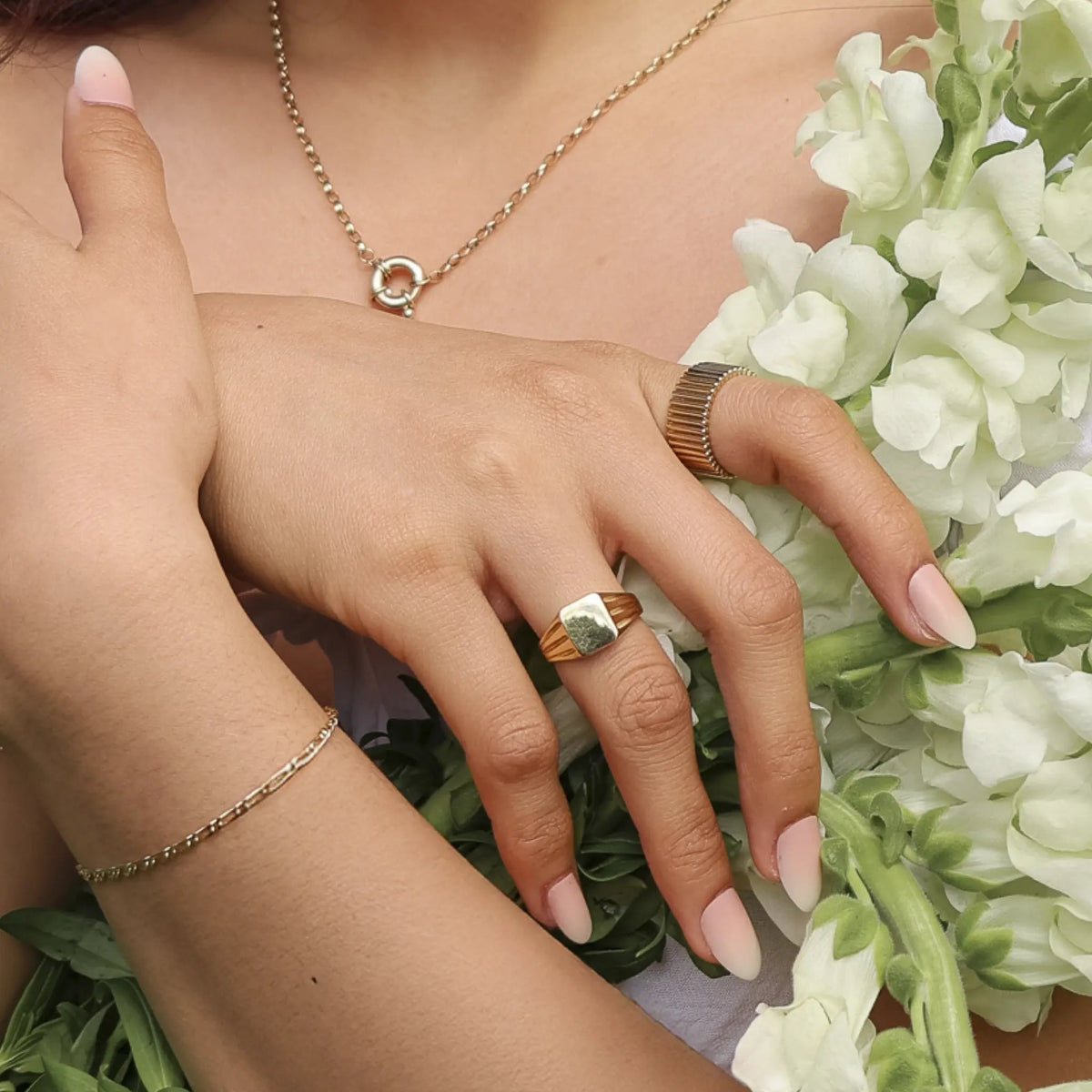 Solid Gold Signet Ring | 9ct Solid Gold