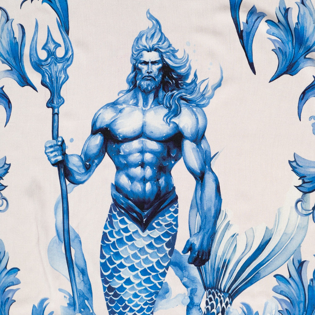 CA-RIO-CA REI NETUNO Canga de Praia- Brazilian Beach Towel (Sarong / Pareo)