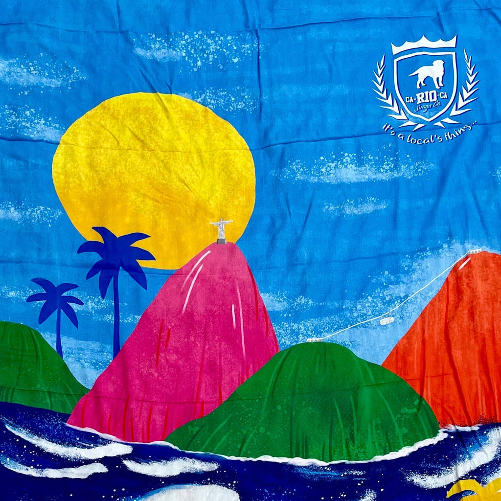CA-RIO-CA PÃ£o de aÃ§Ãºcar Canga de Praia- Brazilian Beach Towel (Sarong / Pareo)