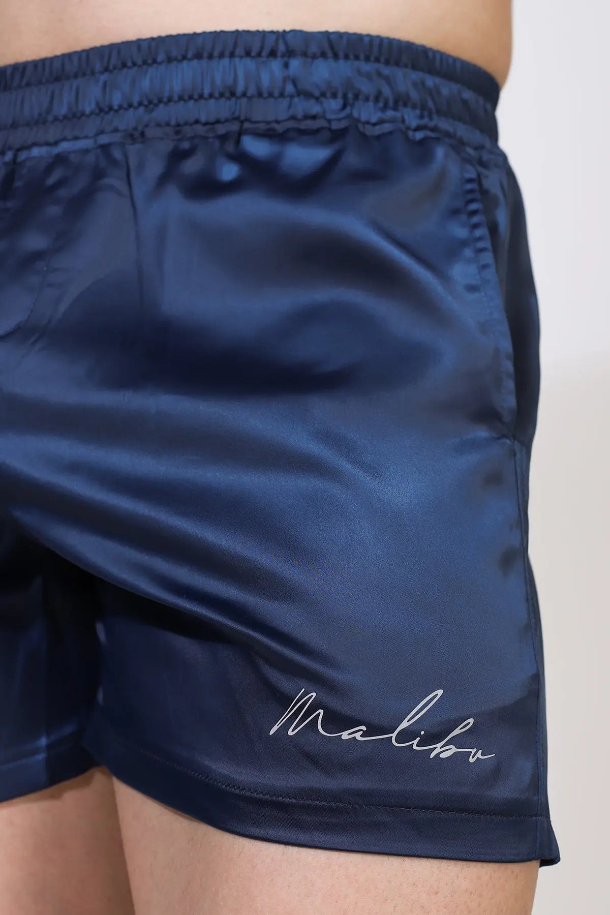 JJ Malibu Men's ShimmerFlex Active Shorts - Navy
