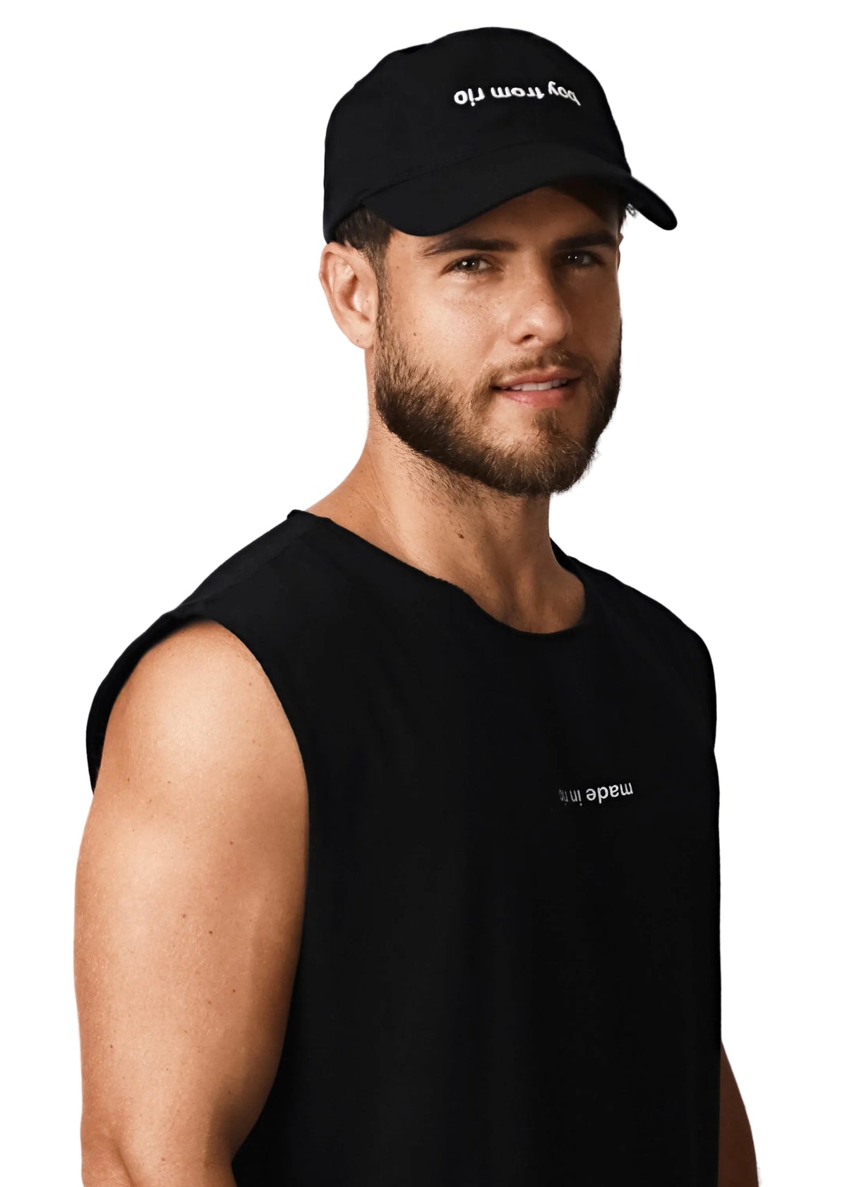 CA-RIO-CA made in rio (flip) - Men's Cotton Sleeveless T-Shirt
