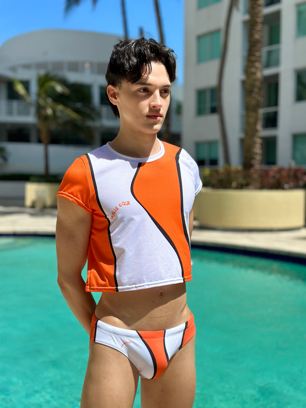 Maris Equi Men's Clownfish Crop Tee Shirt