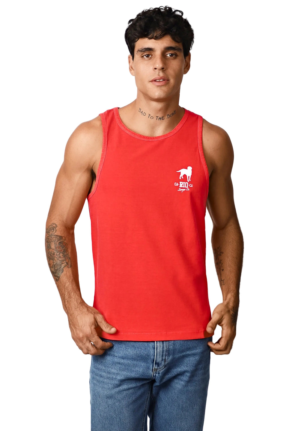 CA-RIO-CA LOGOTIPO RED Tank  - Men's tank top
