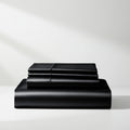 Satin Sheet Set - Luxury Black