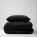 Fur Velvet Quilt Cover - Black
