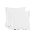 Silky Soft Bamboo European Pillowcase Set - White