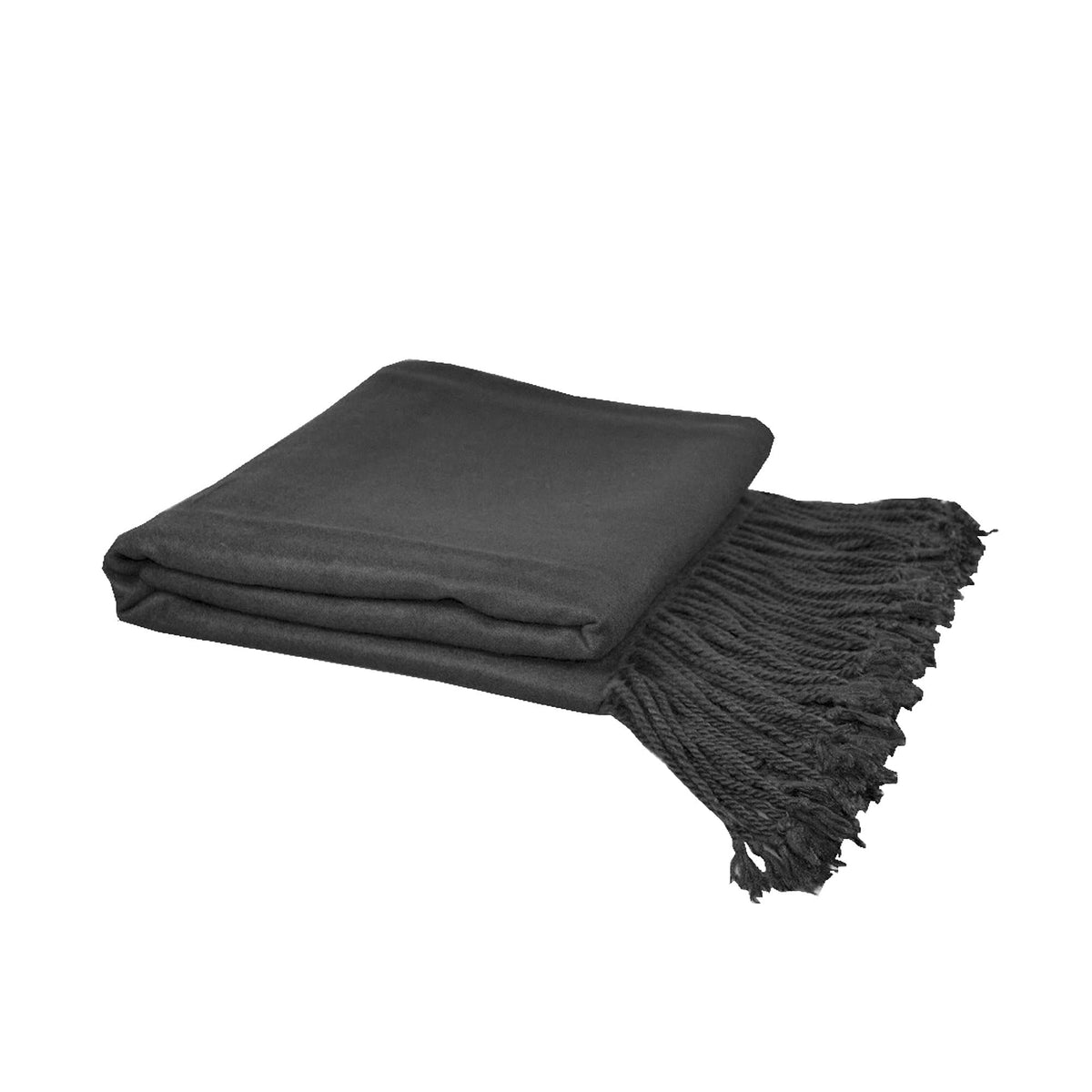 Luxury Bamboo Throw Blanket - Charcoal