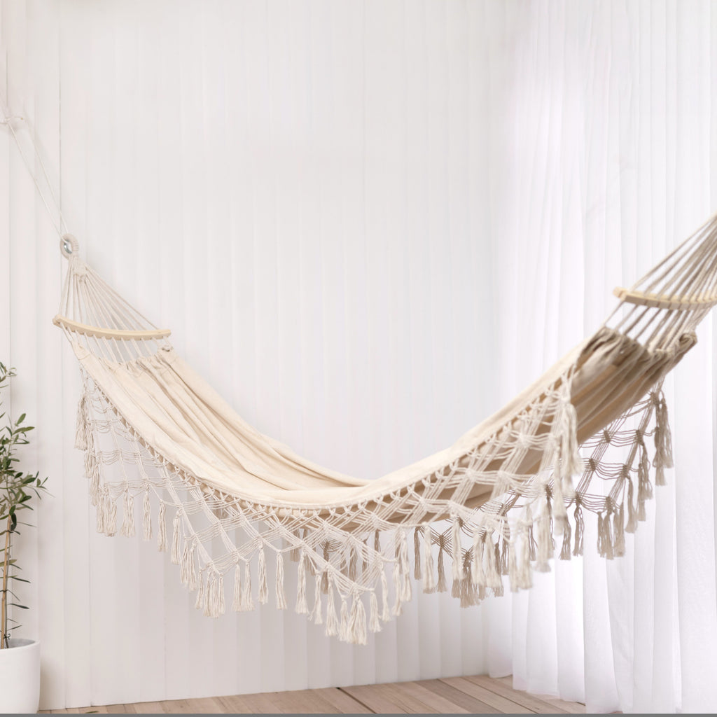 Cabo Deluxe 1-2 Person Hammock with Tassels