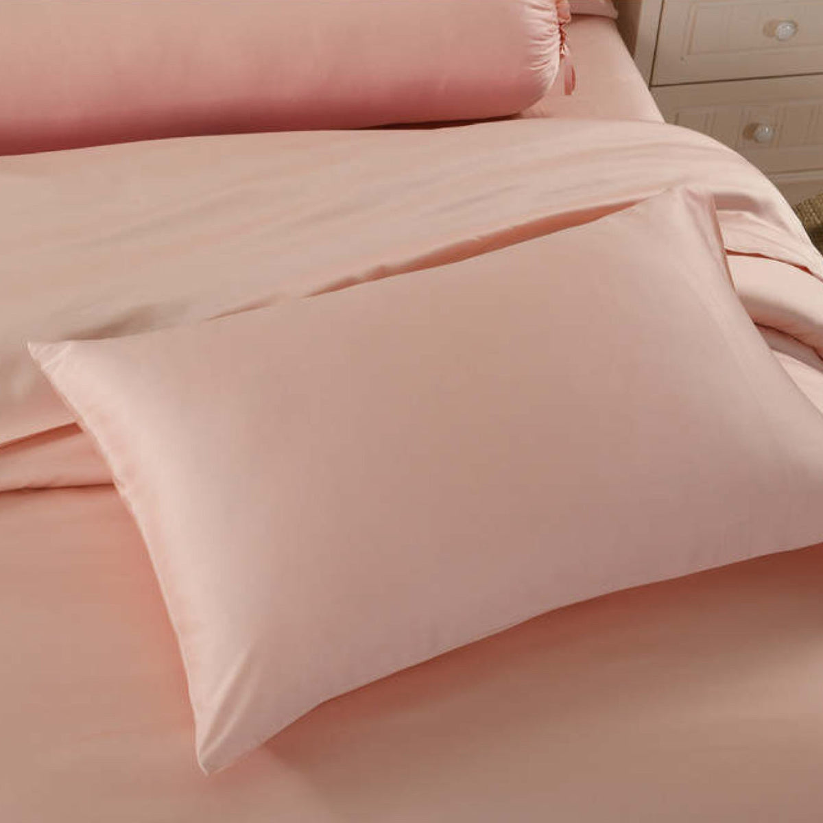 Silky Soft Bamboo Sheet Set - Coral Pink