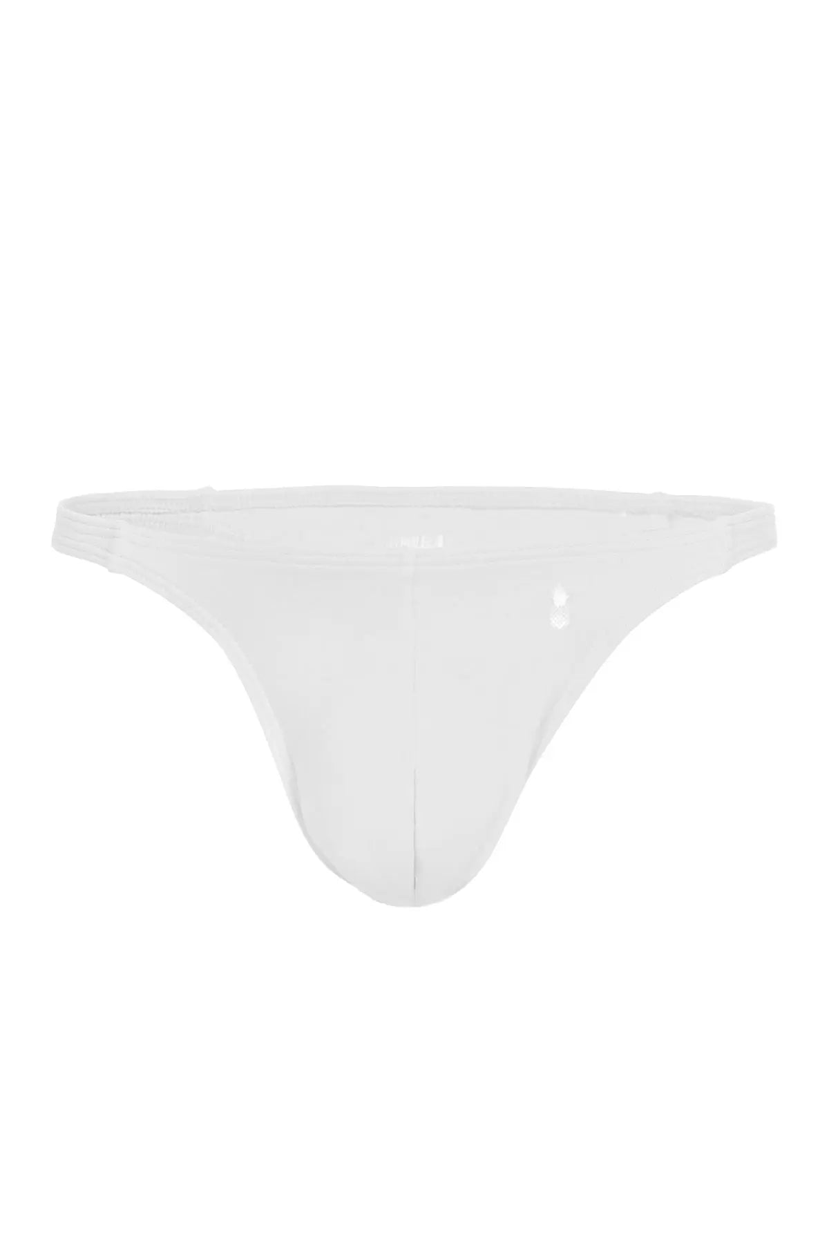 JJ Malibu Men's Cheeky Classic G-String Thong - Off White