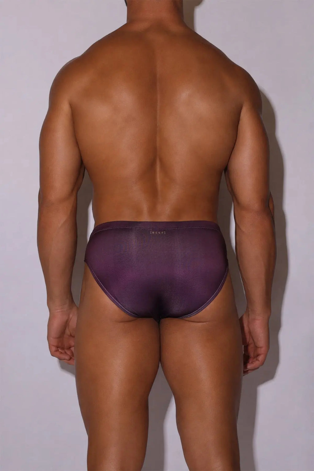 JJ Malibu Men's Wet-N-Wild Swim Briefs - Maroon Lightning