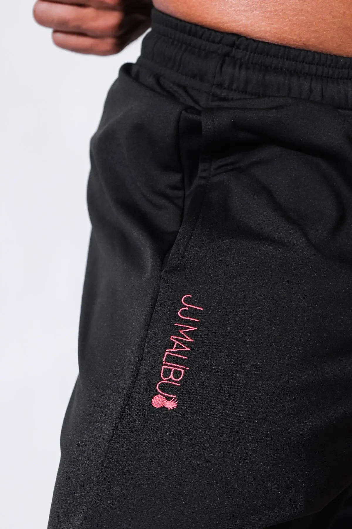 JJ Malibu Men's Peek-A-Boo Joggers - Black