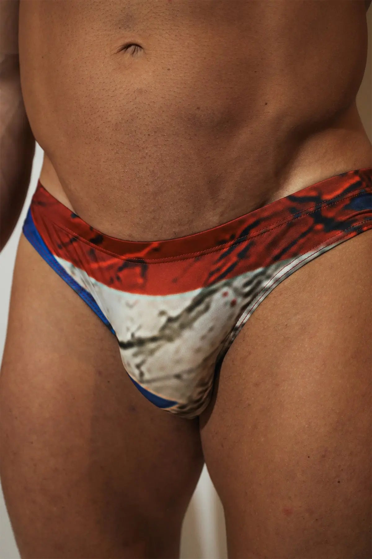 JJ Malibu Men's Lovesick Briefs - Puerto Rico Flag