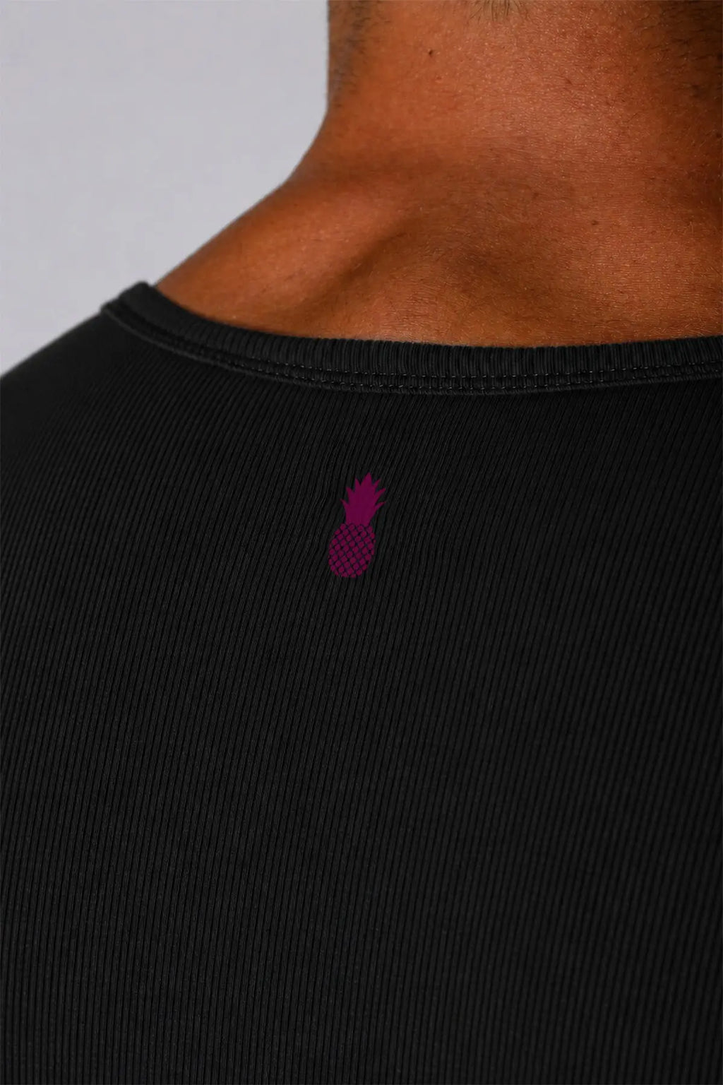 JJ Malibu Men's Striker V-Neck Short Sleeve Bodysuit - Noir