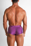 JJ Malibu Men's Dynamic Sheen Boxer Briefs - Magenta