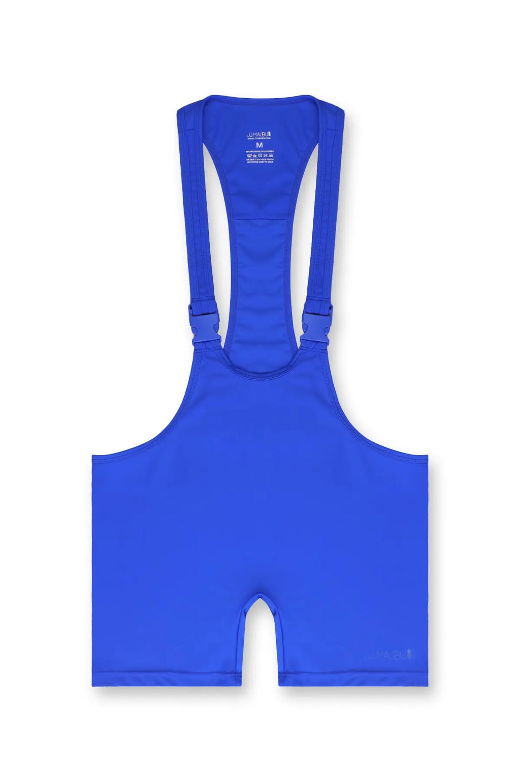 JJ Malibu Men's Athletic Wrestling Singlet Bodysuit  - Royal Blue