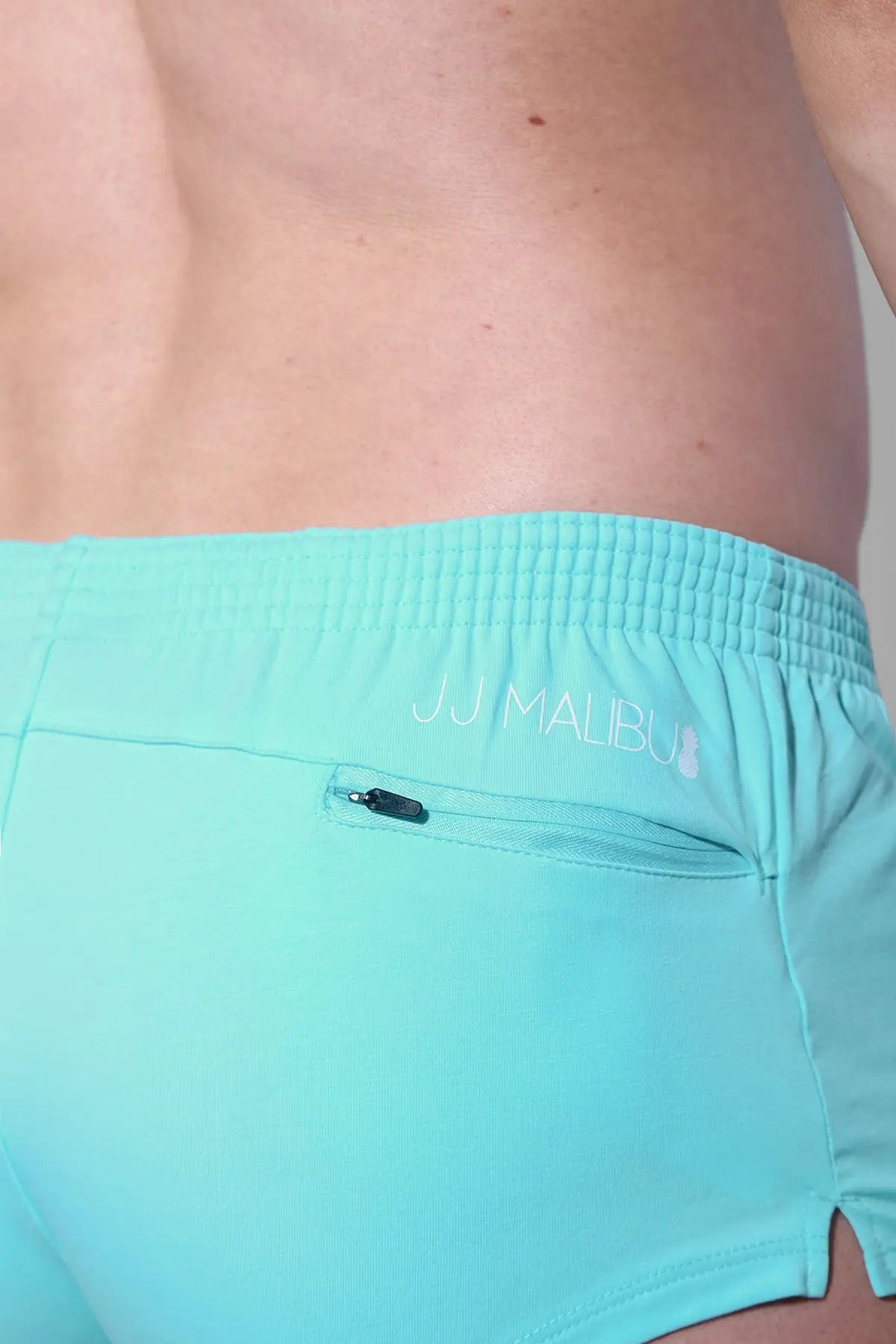 JJ Malibu Men's Stretch-It 2" Short Shorts - Electric Blue