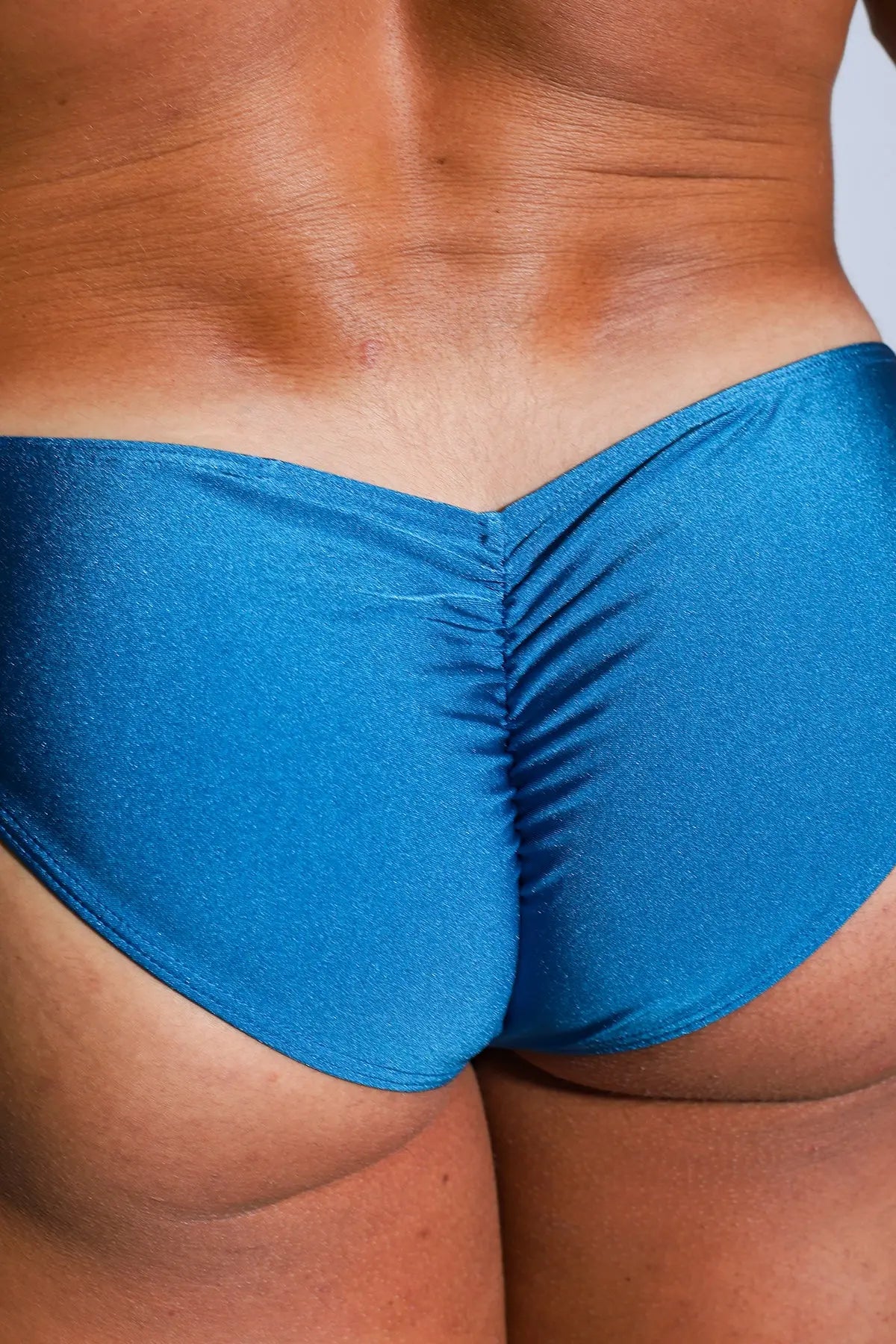 JJ Malibu Men's Dynamic Classic Scrunch-Butt Brief - Neon Blue
