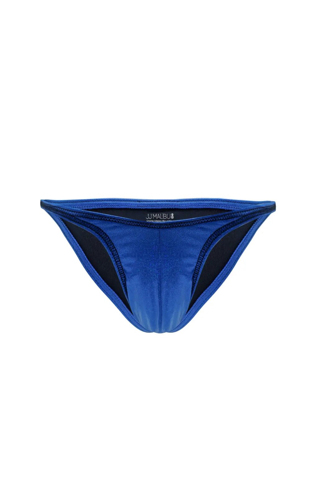 JJ Malibu Men's Luna Scrunch-Butt Thong - Metallic Blue