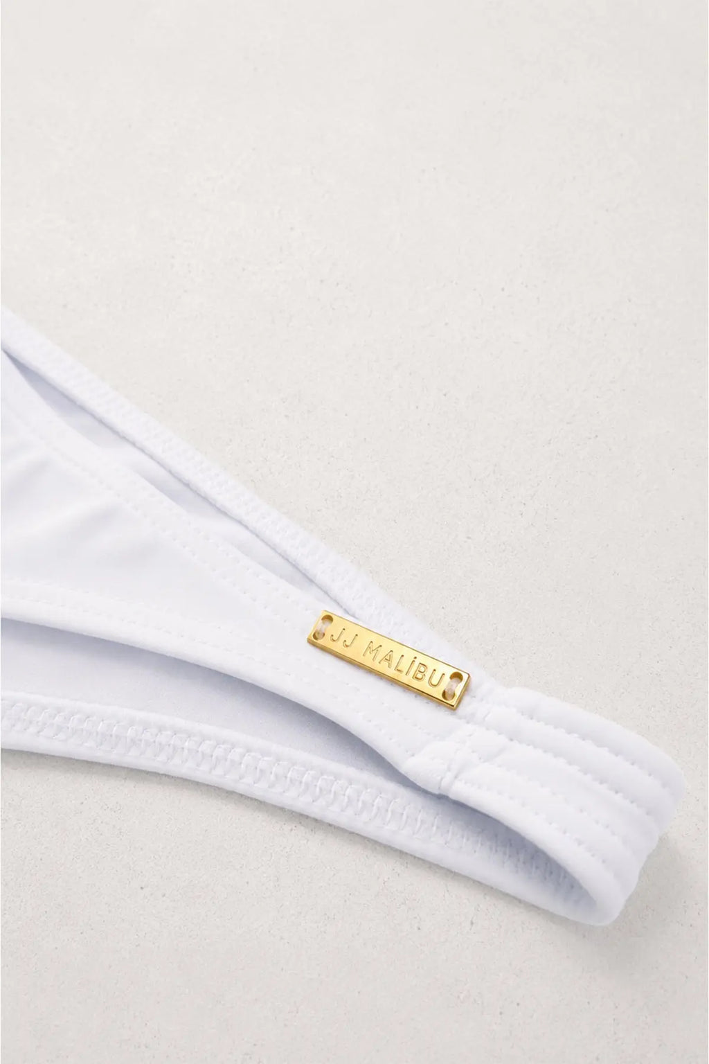 JJ Malibu Men's Classic Scrunch-Butt Swim Briefs - Polar White