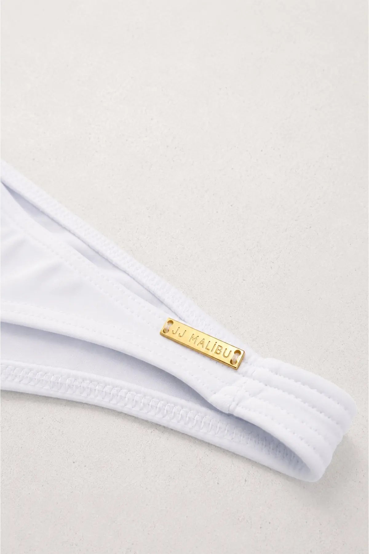 JJ Malibu Men's Classic Scrunch-Butt Swim Briefs - Polar White