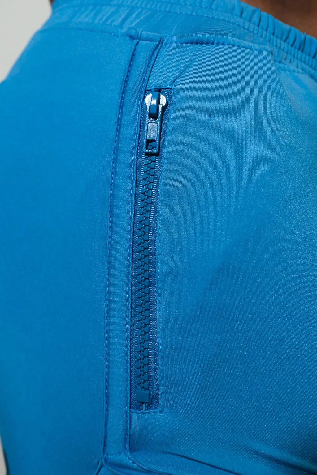 JJ Malibu Men's 2" Side Split Booty Shorts - Soft Blue