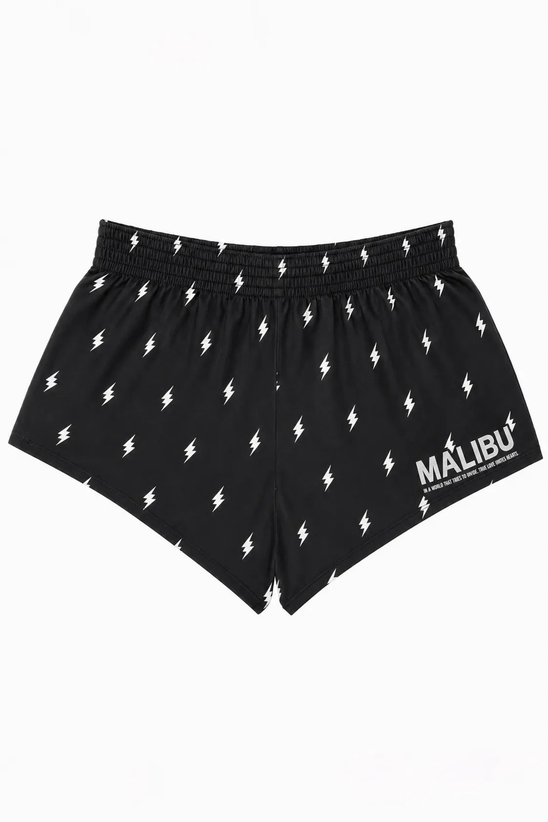 JJ Malibu Men's Stretch-It 2" Athletic Short Shorts - Lightning Bolts