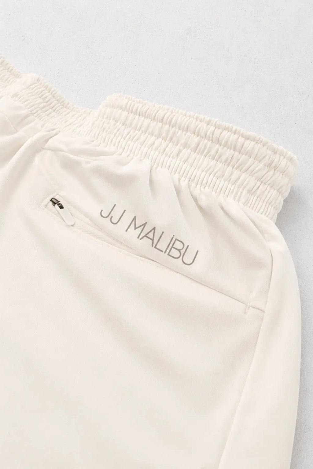 JJ Malibu Men's Stretch-It 2" Athletic Short Shorts - Off White