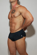 JJ Malibu Men's Stretch-It 2" Quick-Dry Short Shorts - Midnight Black