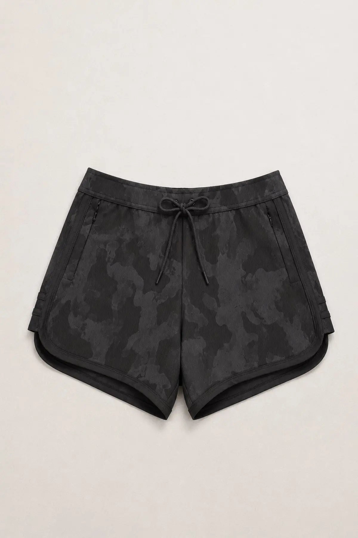 JJ Malibu Men's City Fit Drawstring Short Shorts - Monochrome Camo