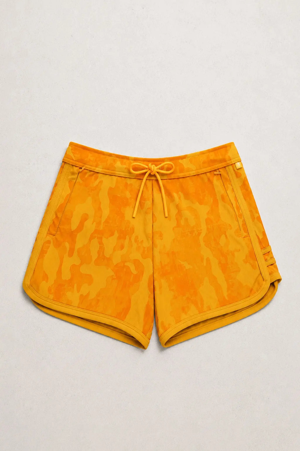 JJ Malibu Men's City Fit Drawstring Short Shorts - Sun-kissed Yellow