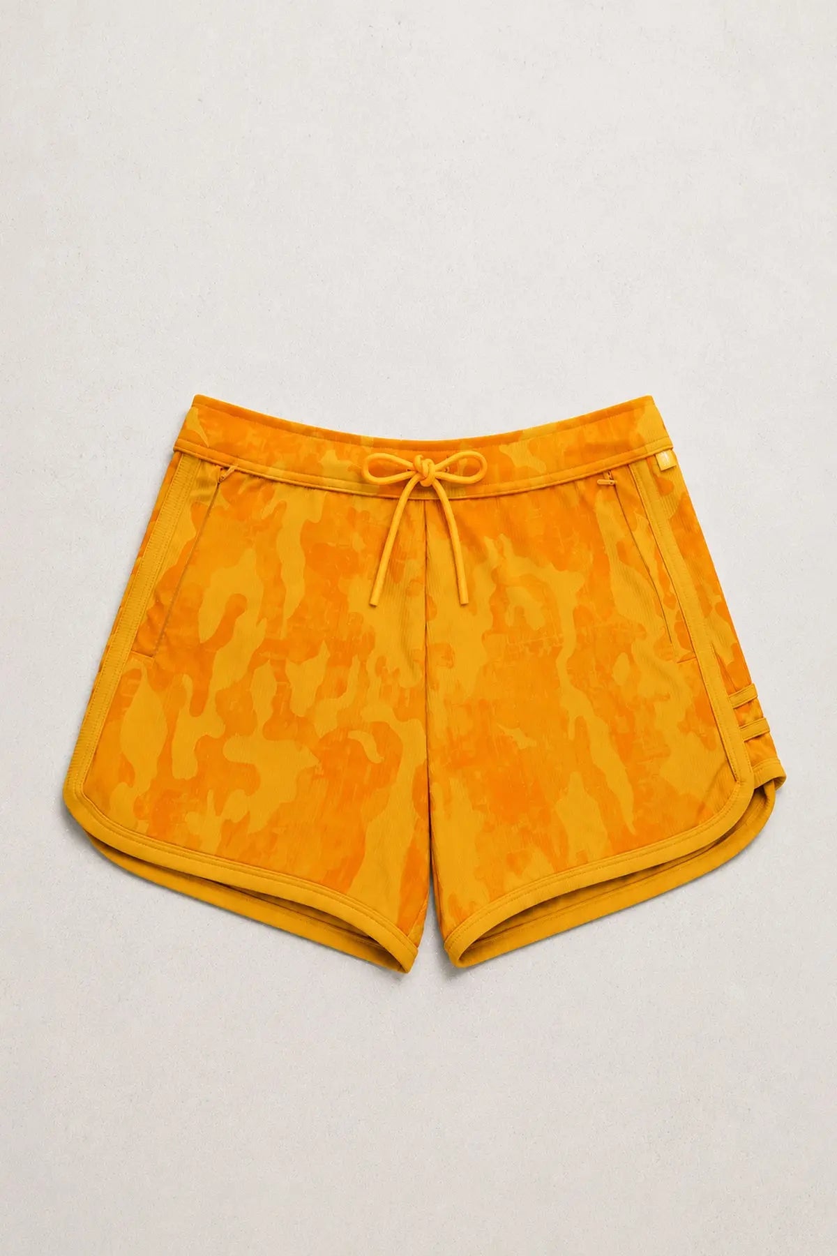 JJ Malibu Men's City Fit Drawstring Short Shorts - Sun-kissed Yellow