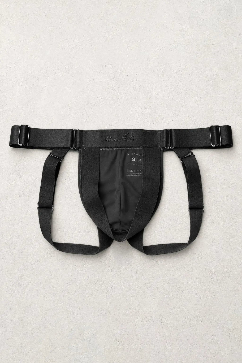 JJ Malibu Men's Shape Shifter Jockstrap - Midnight Black