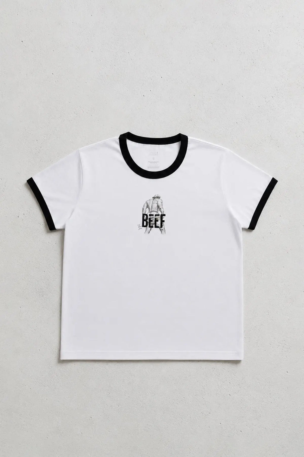 JJ Malibu Men's Vintage Ringer Tee - Beefcake