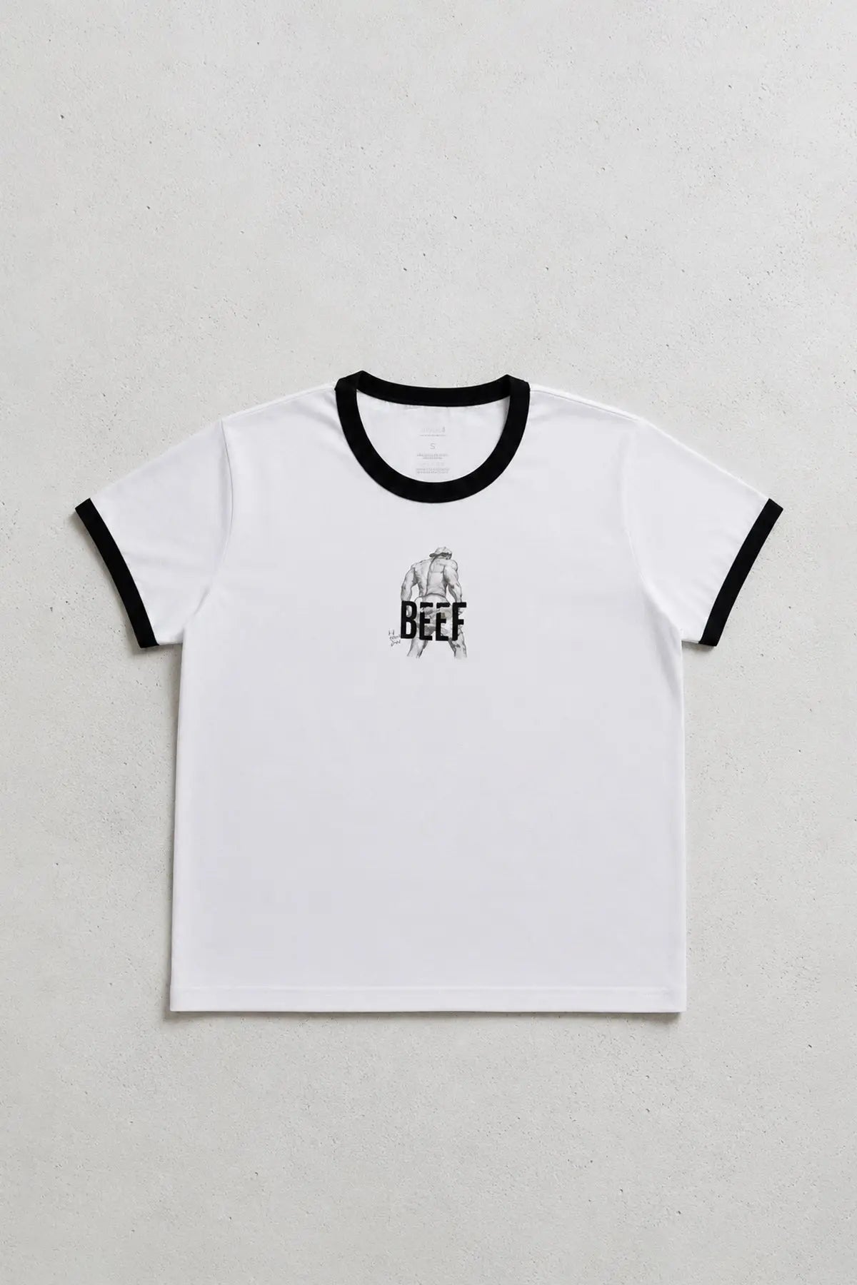 JJ Malibu Men's Vintage Ringer Tee - Beefcake